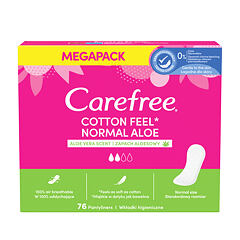 Ščitniki perila  Carefree Cotton Feel Normal Aloe Vera 56 kos