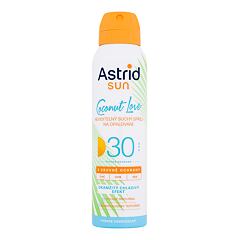 Zaščita pred soncem za telo Astrid Sun Coconut Love Dry Mist Spray SPF30 150 ml