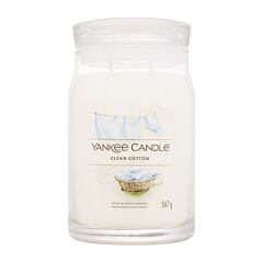 Dišeča svečka Yankee Candle Signature Clean Cotton 567 g