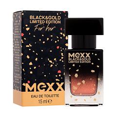 Toaletna voda Mexx Black & Gold Limited Edition 15 ml