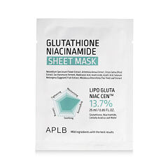 Maska za obraz APLB Glutathione Niacinamide Sheet Mask 25 ml
