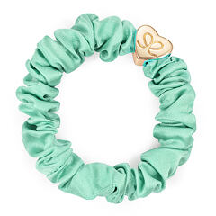 Elastika za lase By Eloise London Silk Scrunchie Gold Heart 1 kos Mellow Yellow