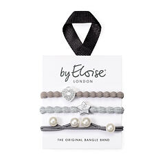 Elastika za lase By Eloise London Set Shades of Grey 1 kos