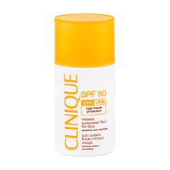 Zaščita pred soncem za obraz Clinique Sun Care Mineral Sunscreen Fluid For Face SPF50 30 ml