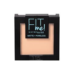 Puder v prahu Maybelline Fit Me! Matte + Poreless 9 g 115 Ivory