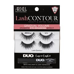 Umetne trepalnice Ardell Lash Contour 372 2 kos Black Seti