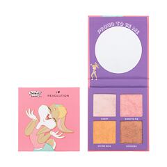 Osvetljevalec I Heart Revolution Looney Tunes Face Palette Lola 10 g