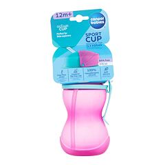 Skodelica Canpol babies Active Cup Sport Cup With Flip-Top Straw Pink 370 ml