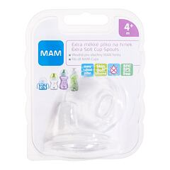 Cucelj MAM Teat Extra Soft Cup Spouts 4m+ 2 kos