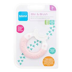 Grizalo MAM Bite & Brush Teether 3m+ Pink 1 kos