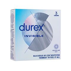 Kondomi Durex Invisible 3 kos