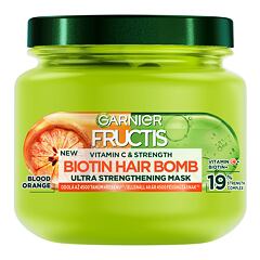 Maska za lase Garnier Fructis Vitamin & Strength Biotin Hair Bomb 320 ml