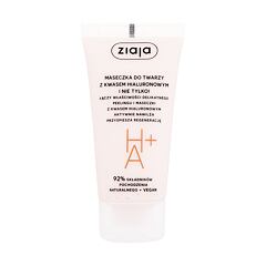 Maska za obraz Ziaja Face Mask + Scrub With Hyaluronic Acid 55 ml