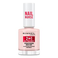 Lak za nohte Rimmel London Nail Nurse 2in1 Strenghtening Base Coat 12 ml