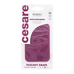 Osvežilci za vozilo Mr&Mrs Fragrance Cesare Scented Card Tuscany Grape 1 kos