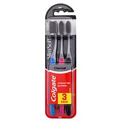 Zobna ščetka Colgate Slim Soft Charcoal 3 kos