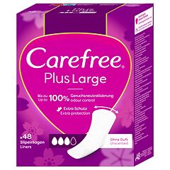 Ščitniki perila  Carefree Plus Large Unscented 48 kos