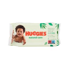 Čistilni robčki Huggies Natural Care Aloe Vera Baby Cleansing Wipes 56 kos