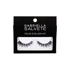 Umetne trepalnice Gabriella Salvete False Eyelash Kit 1 kos Black poškodovana škatla Seti