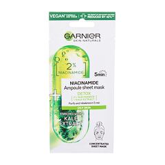 Maska za obraz Garnier Skin Naturals Niacinamide Ampoule 1 kos