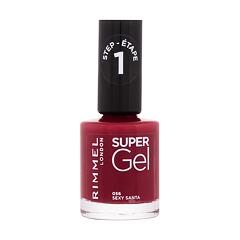 Lak za nohte Rimmel London Super Gel STEP1 12 ml 056 Sexy Santa