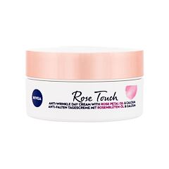 Dnevna krema za obraz Nivea Rose Touch Anti-Wrinkle Day Cream 50 ml