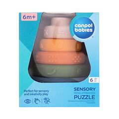 Igrača Canpol babies Sensory Ring Pyramid Puzzle 1 kos