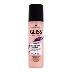 Nega brez izpiranja Schwarzkopf Gliss Split Ends Miracle Expres-Repair-Conditioner 200 ml