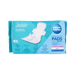 Poporodni vložki Canpol babies Breathable & Discreet Night Postpartum Pads With Wings 8 kos