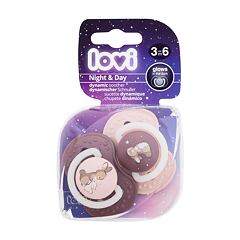 Duda LOVI Night & Day Dynamic Soother Girl 3-6m 2 kos