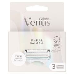 Nadomestne britvice Gillette Venus Satin Care For Pubic Hair & Skin 3 kos