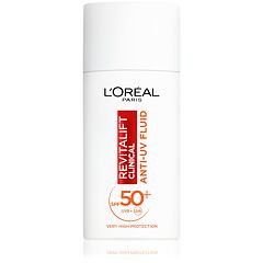 Dnevna krema za obraz L'Oréal Paris Revitalift Clinical Anti-UV Fluid SPF50+ 50 ml