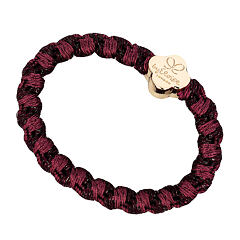 Elastika za lase By Eloise London Woven Gold Quatrefoil 1 kos Soft Pink