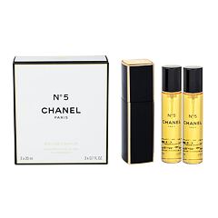 Parfumska voda Chanel N°5 "zasuči in razprši" 3x 20 ml 20 ml