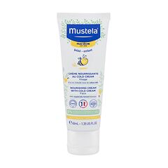 Dnevna krema za obraz Mustela Bébé Nourishing Cream With Cold Cream 40 ml