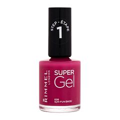 Lak za nohte Rimmel London Super Gel STEP1 12 ml 026 Sun Fun Daze