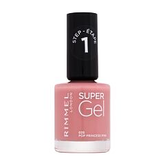 Lak za nohte Rimmel London Super Gel STEP1 12 ml 035 Pop Princess Pink