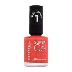 Lak za nohte Rimmel London Super Gel STEP1 12 ml 097 Party Till Sunset