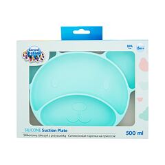 Posodica Canpol babies Silicone Suction Plate Turquoise 500 ml