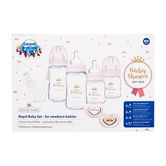 Otroška steklenička Canpol babies Royal Baby Set Little Princess 240 ml Seti