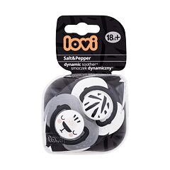 Duda LOVI Salt&Pepper Dynamic Soother 18m+ 2 kos