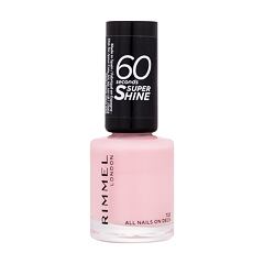 Lak za nohte Rimmel London 60 Seconds Super Shine 8 ml 722 All Nails On Deck