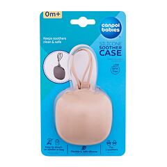 Škatlica za dudo Canpol babies Silicone Soother Case Beige 1 kos