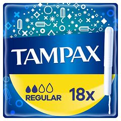 Tampon Tampax Non-Plastic Regular 18 kos