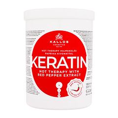 Maska za lase Kallos Cosmetics Keratin Hot Therapy With Red Pepper Extract 1000 ml