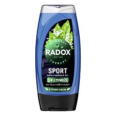 Gel za prhanje Radox Sport Mint And Sea Salt 3-in-1 Shower Gel 225 ml