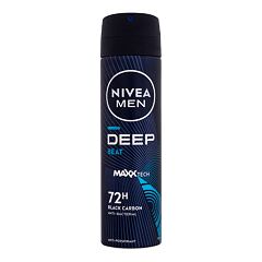 Antiperspirant Nivea Men Deep Black Carbon Beat 72H 150 ml