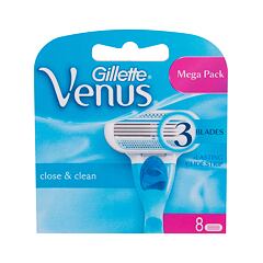 Nadomestne britvice Gillette Venus Close & Clean 8 kos