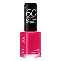 Lak za nohte Rimmel London 60 Seconds Super Shine 8 ml 310 Double Decker Red