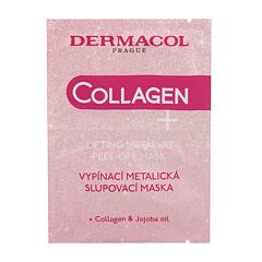 Maska za obraz Dermacol Collagen+ Lifting Metallic Peel-Off 15 ml